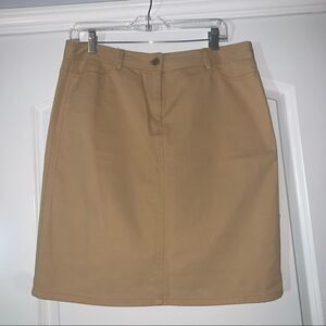 Adrienne Vittadini Tan Jean Skirt